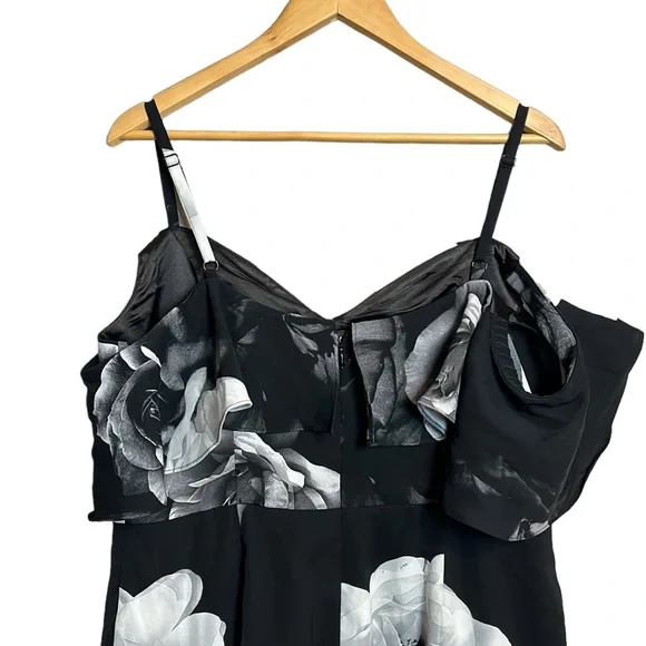 City Chic Rose Shadows Dress XS/14 - Picture 9 of 16